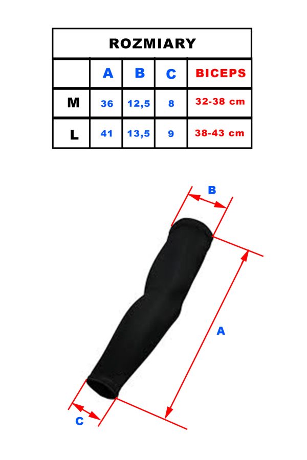 ROZMIAROWKA_LYCRA-scaled ELASTYCZNE RĘKAWY (TRZYMAJĄ CIEPŁO) ROZMIAR