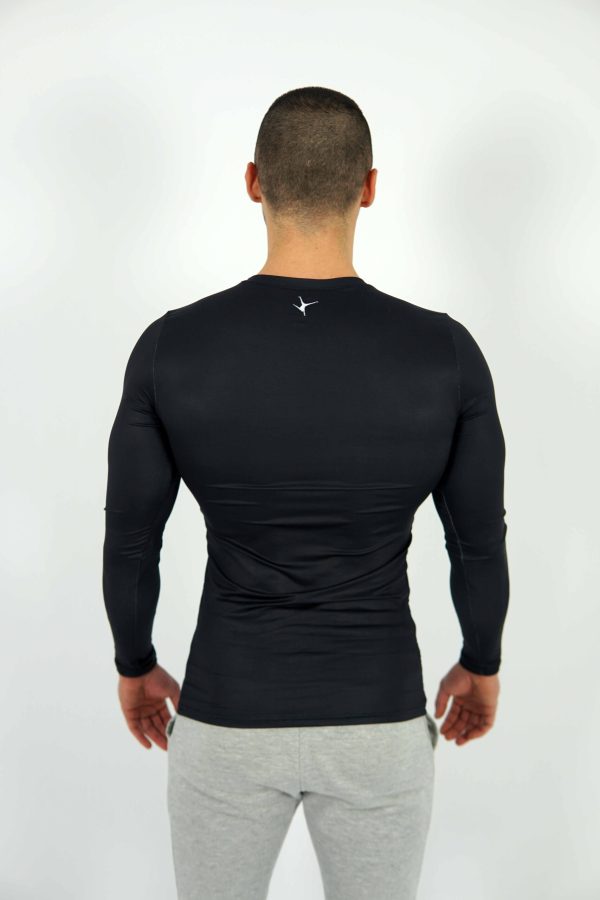 czarnyd6-scaled DŁUGI RASHGUARD CZARNY KLASYK TYŁ