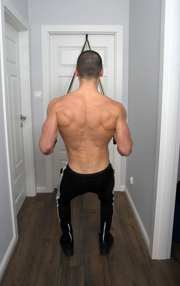 guma11 ZESTAW DO ĆWICZEŃ (EKSPANDERY TRENINGOWE) TRICEPS/PLECY