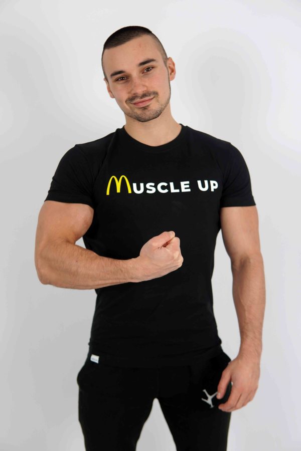 KOSZULKA CZARNA MUSCLE UP 1