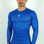 DŁUGI RASHGUARD NIEBIESKI KLASYK
