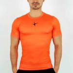 KRÓTKI RASHGUARD POMARAŃCZ KLASYK