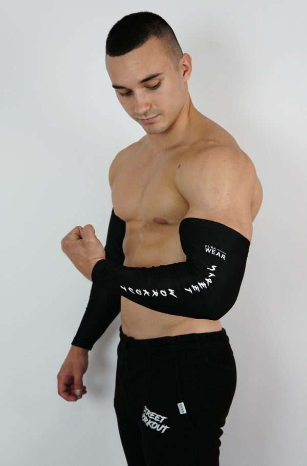 rekaw1_3-scaled ELASTYCZNE RĘKAWY STREER WORKOUT (TRZYMAJĄ CIEPŁO) 2SZT. 3