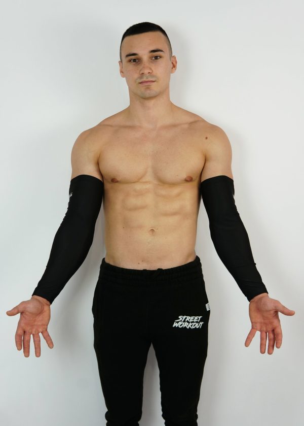 rekaw1_4-scaled ELASTYCZNE RĘKAWY STREER WORKOUT (TRZYMAJĄ CIEPŁO) 2SZT. 4