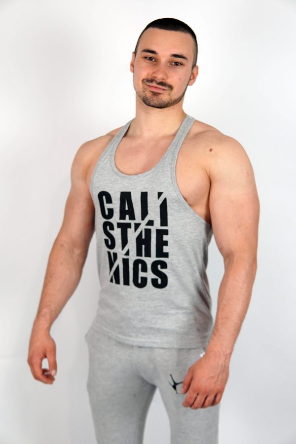 szaracali2-scaled TANK TOP BAWEŁNA SZARY CALISTHENICS 1
