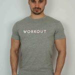 KOSZULKA SZARA WORKOUT 2D