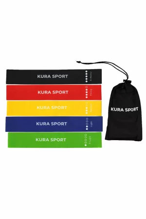 MINI BAND - ZESTAW 5 GUM OPOROWYCH DO ĆWICZEŃ