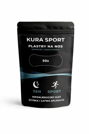 PLASTRY NA NOS KURA SPORT - ODDYCHANIE TRENING SEN